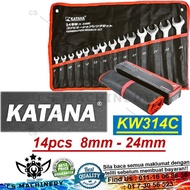 KATANA 14pcs 8mm - 24mm combination wrench set KW314C