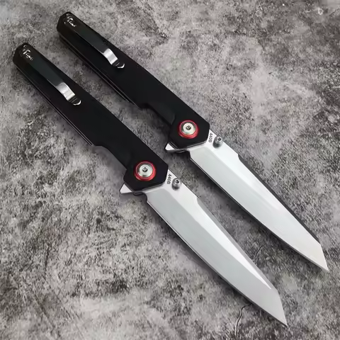 RU Stock Boker Outdoor Folding Knife 440B Tanto Blade G10 Handle Multi-functional Tool EDC Camping H