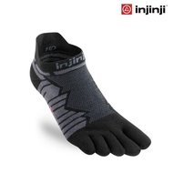 Injinji Ultra Run Midweight No-Show Coolmax - Onyx