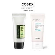 [100% Original] COSRX Aloe Soothing Sun Cream SPF50 PA+++ 50ml  | Aloe 54.2 Aqua Tone-up Sunscreen SPF50+ PA++++ 50ml COSRX Mild Hydrating Sunscreen