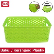 SHINPO Bakul / Keranjang Plastik Model kotak 27 x 17 CM Wadah