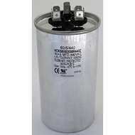 60+5 MFD 440 Volt Round Capacitor TP-CAP-60/5/440R