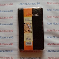 Black Leather Work Agenda 60K paper size 8.3 x 10.9 cm
