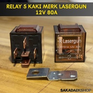 ORIGINAL RELAY 5 LEGS 12 80 AMPERVOLT 5 LEGS HORN RELAY PREMIUM QUALITY Universal Transparent Alarm/