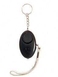 1入組140db緊急自衛安全警報器鑰匙扣配有led燈,個人安全尖叫警報鑰匙扣,車用配件