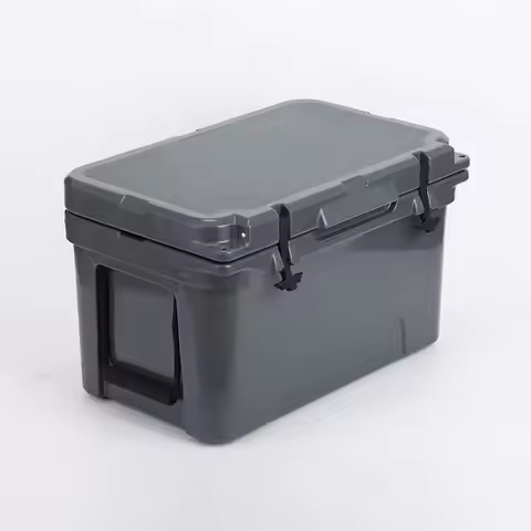 Cooler Box 45QT Unbreakable LLDPE Shell -20 5-Day Ice Retention Compressor Cus tom Logo Camping Fish