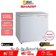 Sharp 220L Chest Freezer SJC218  | Peti Sejuk Beku