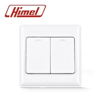 HIMEL ADVANCED SERIES 2 GANG 1 WAY SWITCH
