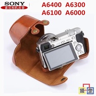 Suitable for SonyA6100 A6400 A6300 A6000Mirrorless camera bag Leather Case One-Shoulder Camera Bag