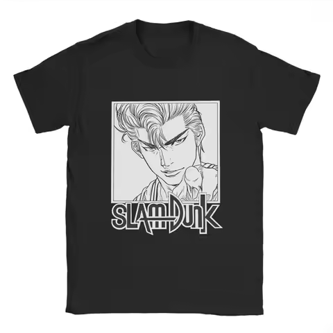 Slam Dunk basketball T Shirt Summer Hip Hop T Shirts Male Cotton O Neck Oversized Clothes Short Slee