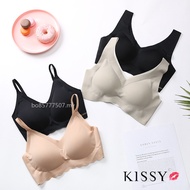 kissy  bra Kissy单件内衣 Underwear   Suspenders Seamless No Steel Ring Push-Up Bra Vest RUWEN内衣 正品 kissy