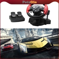 [PETSOLA] Racing Steering Wheel for PS3 / PS2 Game Steering Wheel PC Vibration Remote Controller Whe