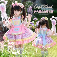 Girls Lolita Princess Dress 2026 Summer Children Cartoon Dress Melody Birthday Dress 60317