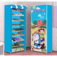 Minimalist Shoe Rack / Anti-Dust Shoe Rack Multi-Purpose Storage with Zipper Size 60 × 30 × 160 Cm