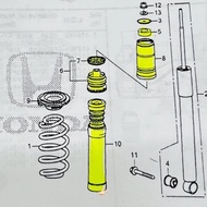 REAR SHOCKBREAKER STOPPER HRV JAZZ GK5 CITY GM6 52633 T5A J01