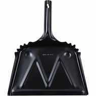 Genuine Joe Heavy-Duty Black Metal Dustpan, 12"
