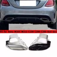 Muffler exhaust pipe tail pipe for Mercedes-Benz W205/W212 C180 C200 C250 C300 C450 C43 E43 GLE43 ex