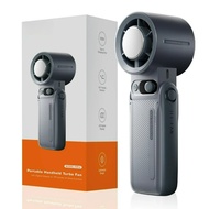 Portable Handheld Turbo Fan 3-in-1 199Gear Strong Wind Speed LED Digital Display 135°Foldable Outdoo