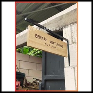 Discount Besi Gantungan Papan Nama Kelas Ruangan Neon Box Akrilik Kode 139