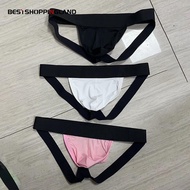 【BESTSHOPPING】Thong Mens Low Rise Male Ice Open Panties Sexy Backless Silk Breathable
