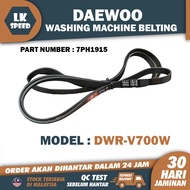 DWR-V700W 7PH1915 DAEWOO DRYER BELTING BELT DRYER RUBBER DRYER BELT category of WASHING MACHINE belt