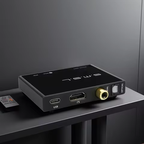 SMSL PO100 PRO Audio Decoder USB Digital Interface MQA Decoding XOMS XU316 DSD64 Optical Coaxial DSD