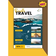 A5 Custom Brochure Printing Art Paper Digital Printing Flyer Brochure Print