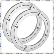 (BVWG) 2 PCS 8 Inchs Lazy Aluminum Bearing Lazy Rotating Turntable Bearing Swivel Plate Hardwarefor