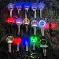 KPOP BLACKPINK SVT EN TWICE Stray Kids NJ ATEEZ Mini Lightstick Key Ring Concert Glow Stick Keychain