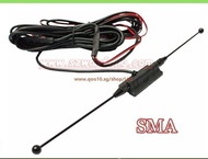 DVB-T ISDB-T Antenna Car Digital TV Antenna Aerial with a Amplifier Booster SMA connector 5M