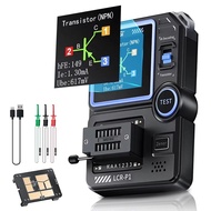 FNIRSI LCR-P1 Transistor Tester, Diode Transistor Capacitance Meter, MOSFET NPN PNP SMD Tester, Resi