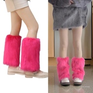 Women's Furry Leg Warmers - Perfect for Costume Parties