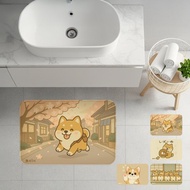 【瑪思特】軟式珪藻土吸水地墊 萌犬系列 (60x40cm)