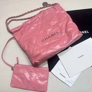 Chanel 22 bag pink color