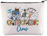 WZMPA Funny Orthopedic Nurse Cosmetic Bag Orthopedic Squad Gift Orthopedic Crew Makeup Zipper Pouch 