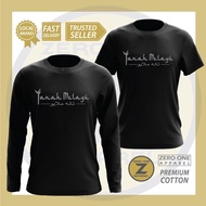 Tshirt TANAH MELAYU Cotton 100% Baju Lengan Panjang Pendek