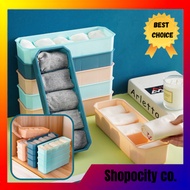 Stackable Thicker Panties Stocking Storage Box Underwear Storage Box Organizer Bekas Stoking