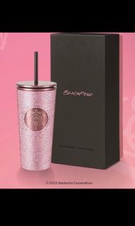 💕現貨✅Black Pink Lisa x Starbucks 水晶杯💖
