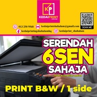 RM0.06 A4 Online Printing Service | A4 Size Black & White SINGLE Sided | Print | Photocopy | Fotosta