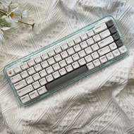 Minimalist white style keycaps XDA Profile PBT Keycaps For mac ISO Cherry MX Japanese White Keycap F