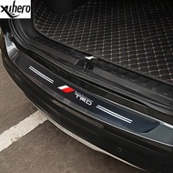 Carbon Fiber Car Trunk Rear Bumper Guard Protector Sticker for Toyota TRD Vios Yaris Hilux Altis Cam
