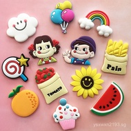 Cute Cartoon Creative Rainbow Soft Rubber Refrigerator Magnet Early Education Magnet Custom Children