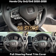 HONDA CITY GN2/GN5 2020-2025 CARBON TRIM&GLOSSY FULL TYPE STEERING PANEL COVER/STEERING PANEL FRAME