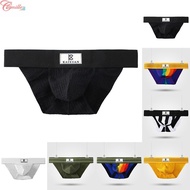 Trendy Men's Low Waist Thong Underwear Nylon/Cotton/Spandex Fabric (M XL)【Mensfashion】
