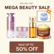 Ellen Ella Skincare Kit Radiant Whitening Niacinamide Serum Moisturizing Anti-aging Cream