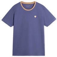 OASIS เสื้อยืดผู้ชาย เสื้อยืด เสื้อคอกลม cotton100% รุ่น MTC-1849 สีเบจ  น้ำเงิน  ม่วง  ขาว