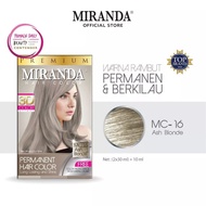 Miranda Hair Color Miranda Permanent Hair Color MC16 Ash Blonde