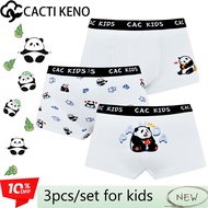 Cacti Keno 3pcs Cotton Boxer Brief for Boy Stretch Organic Cotton Boxer for  Kids