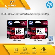 HP 680 Black / Tri-Color Original Ink Advantage Cartridge ( F6V27AA / F6V26AA ) For Printer HP 2135 