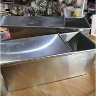 [ ] 8x8x20 cm white bread pan + aluminum lid / mold
